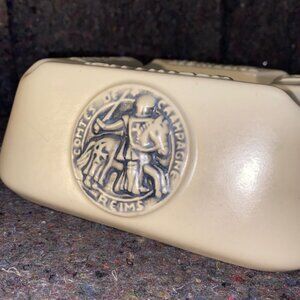 Vintage Taittinger Champagne Large Cigar Ashtray (France) - DISCOUNTED SHIPPING!